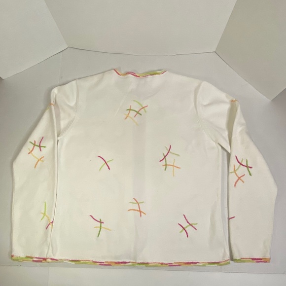 Talbots Embroidered One Button Cardigan Size M - Picture 7 of 7